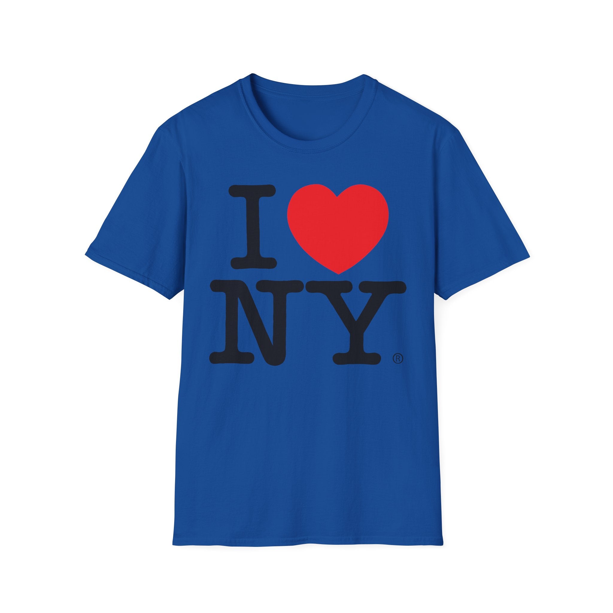 I Love NY Classic Black Designer Gymwear T-Shirt