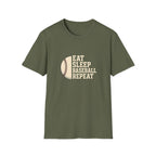 Eat Sleep Baseball Repeat T-Shirt