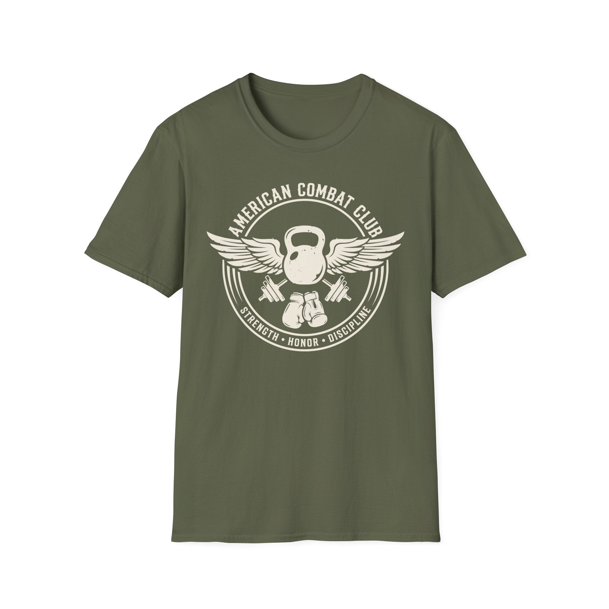 American Combat Club Gym Vintage Retro Gym T-Shirt