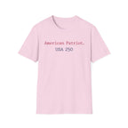 American Patriot USA 250 Typographic Vintage Gym T-Shirt