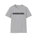 SHREDDED Graphic Bodybuilding Vintage Gym T-Shirt