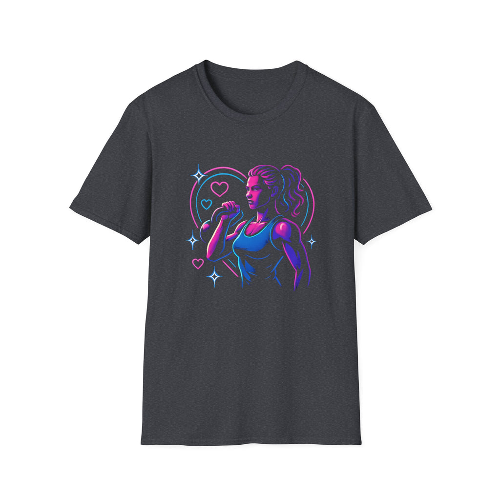 Neon singer portrait T-Shirt