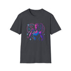Neon singer portrait T-Shirt