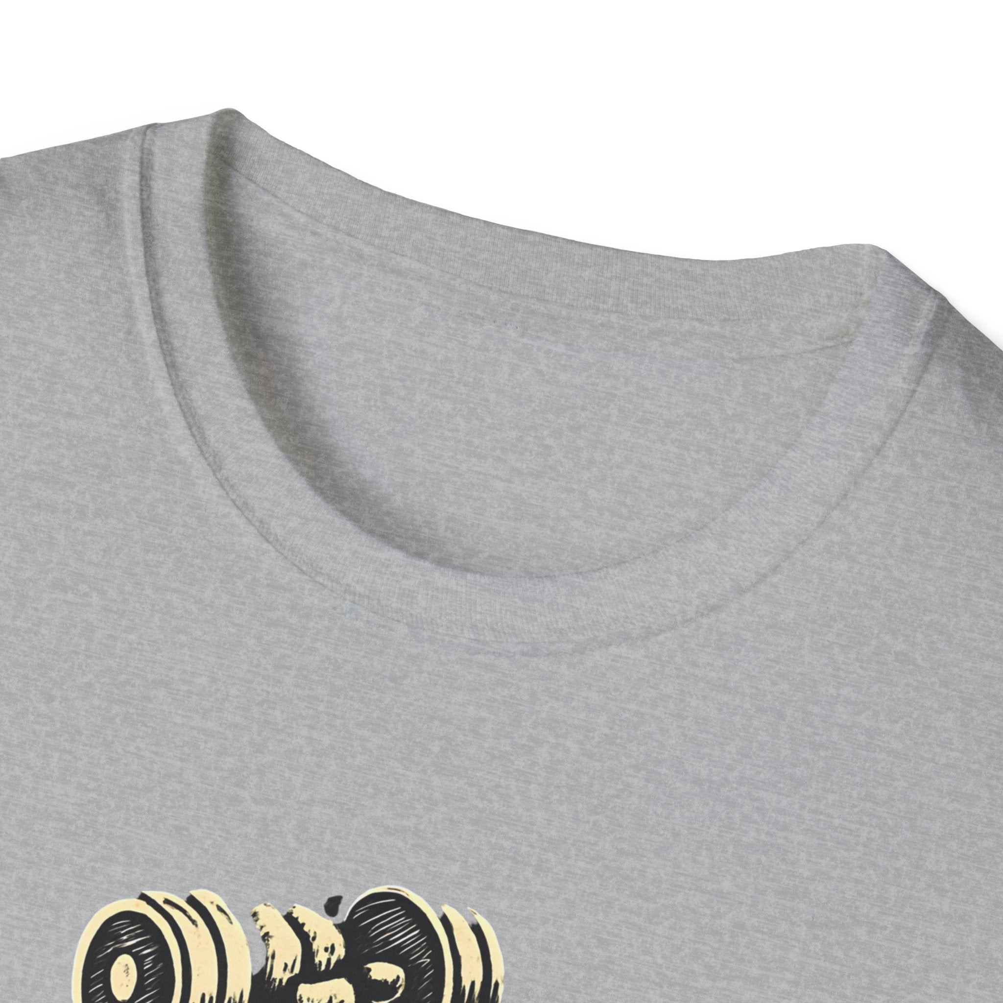 Cat Lifts Dumbbell T-Shirt