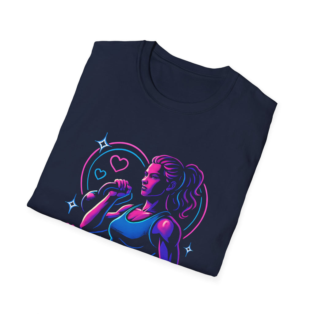 Neon singer portrait T-Shirt