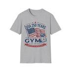 USA 250 America Gym Graphic Retro Gym T-Shirt