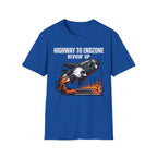 Gridiron Highway To Endzone Revvin Up Gym T-Shirt