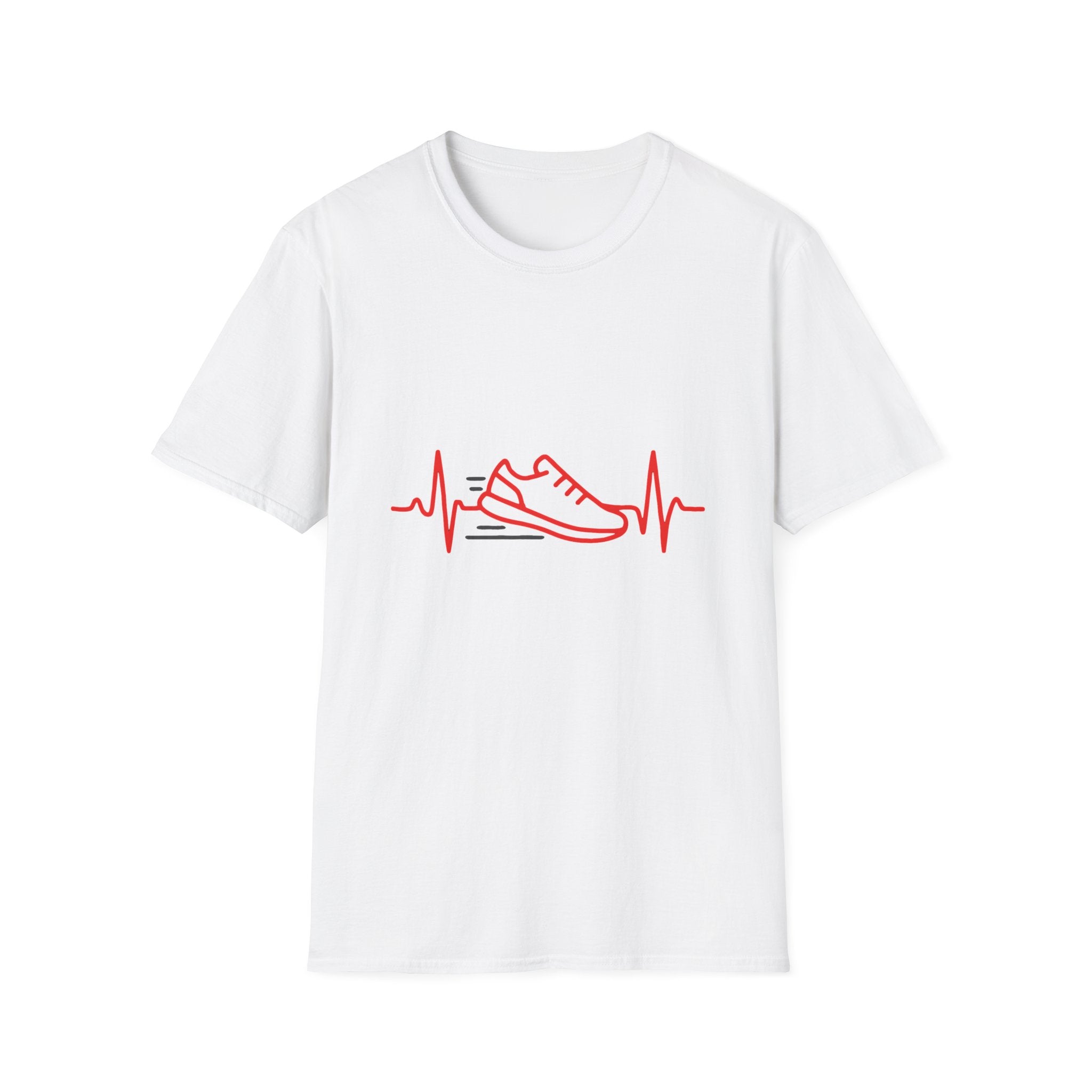 Sneaker Heartbeat Illustration T-Shirt