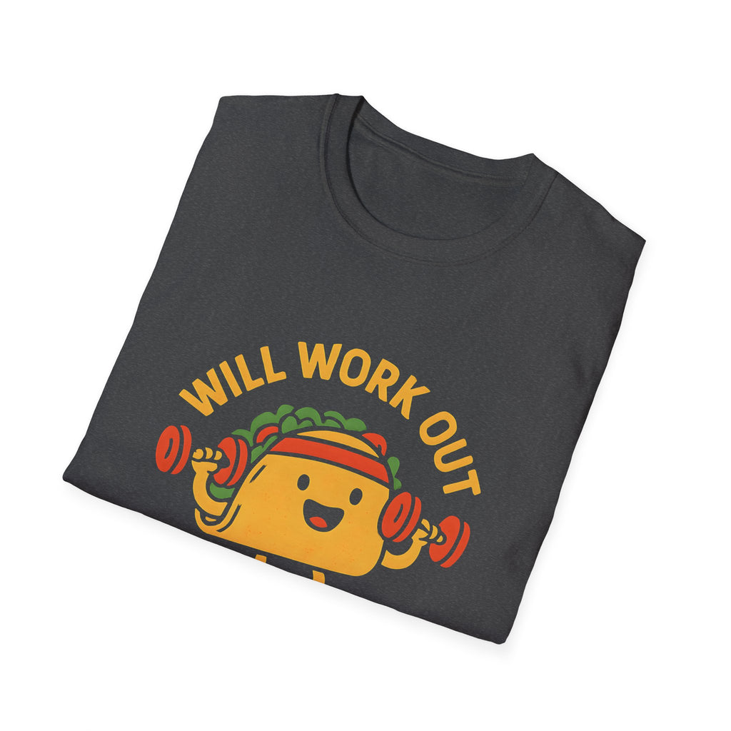 Taco Weightlifting Mascot T-Shirt