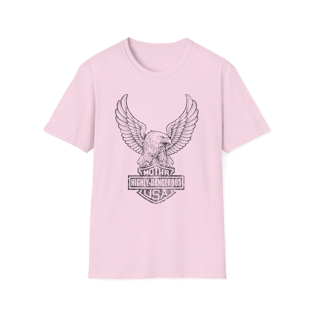Danger Eagle Graphic Retro Gym T-Shirt