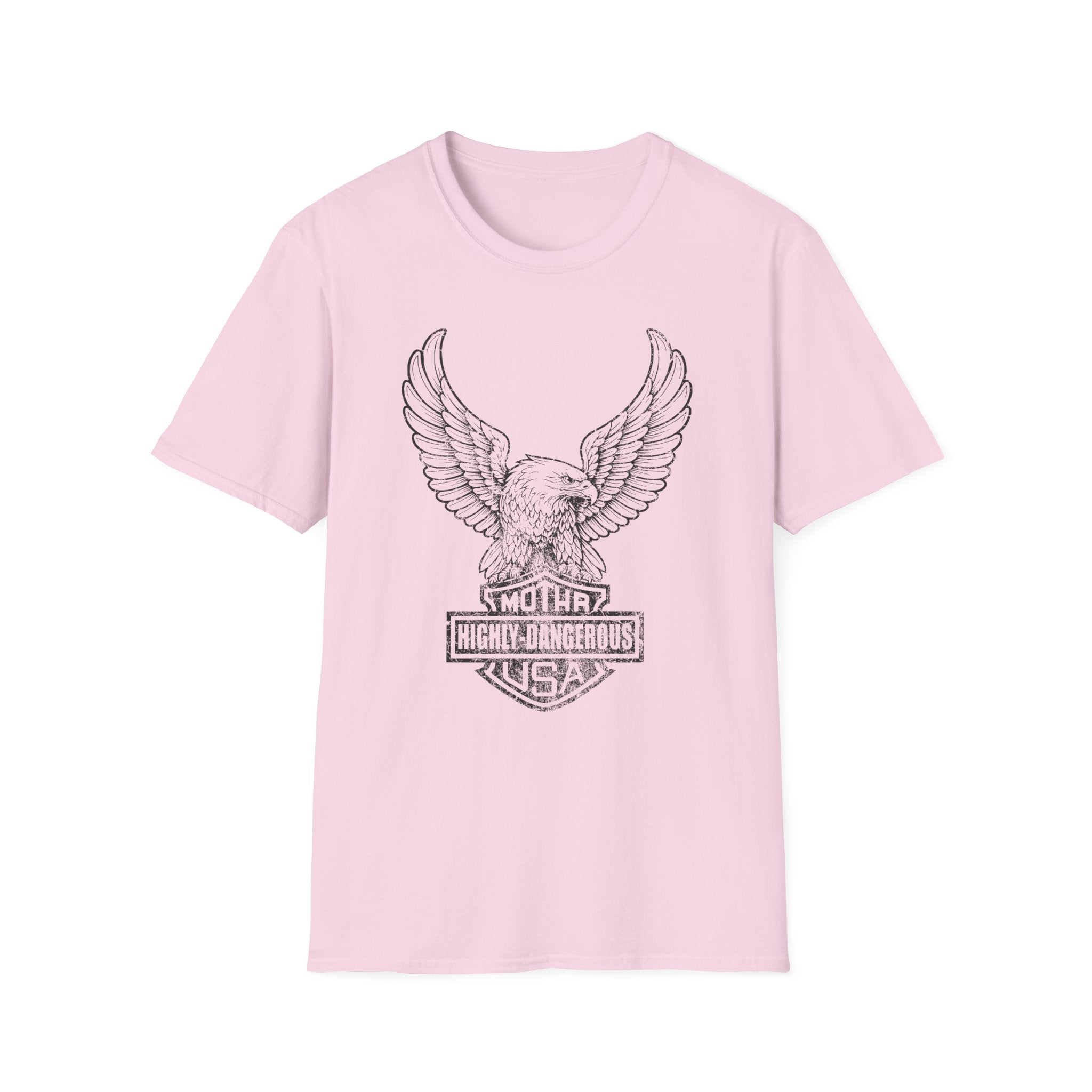 Danger Eagle Graphic Retro Gym T-Shirt