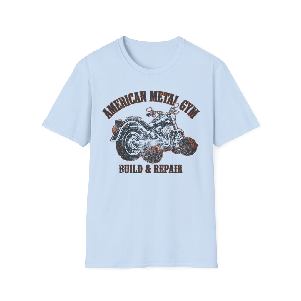 American Metal Build and Repair Vintage Graphic Gym T-Shirt
