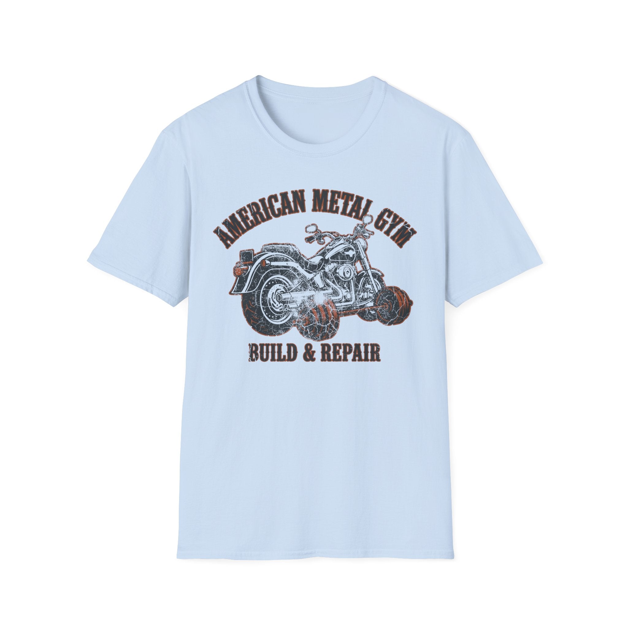 American Metal Build and Repair Vintage Graphic Gym T-Shirt