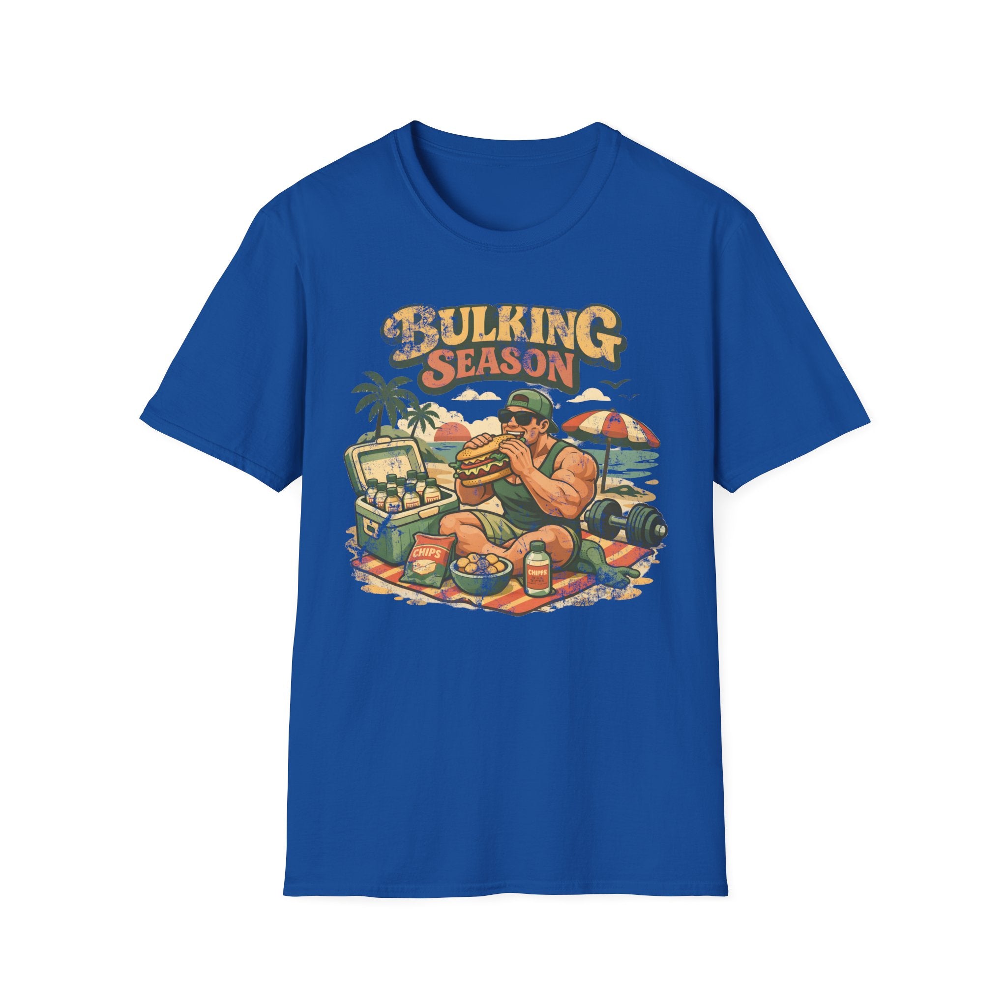 Retro Venice Beach Bulk Season Gym T-Shirt