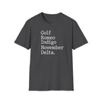 GRIND Typographic Phonetic Vintage Gym T-Shirt