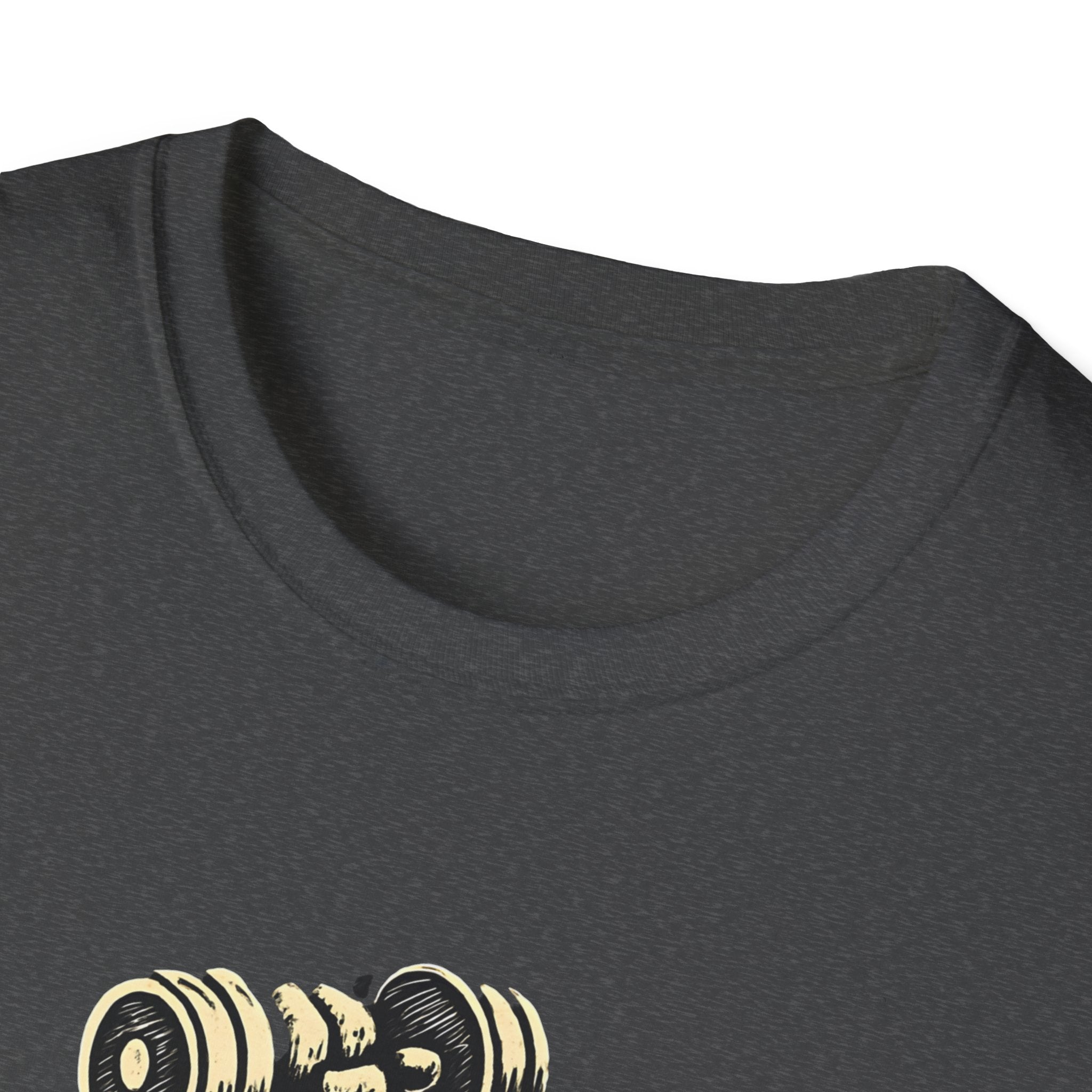 Cat Lifts Dumbbell T-Shirt