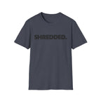 SHREDDED Graphic Bodybuilding Vintage Gym T-Shirt