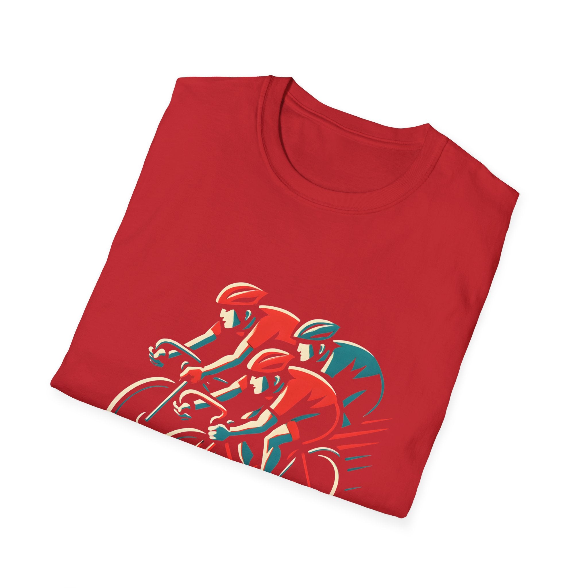 Cyclists Racing Scene T-Shirt