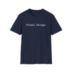 Primal Savage Typographic Vintage Gym T-Shirt