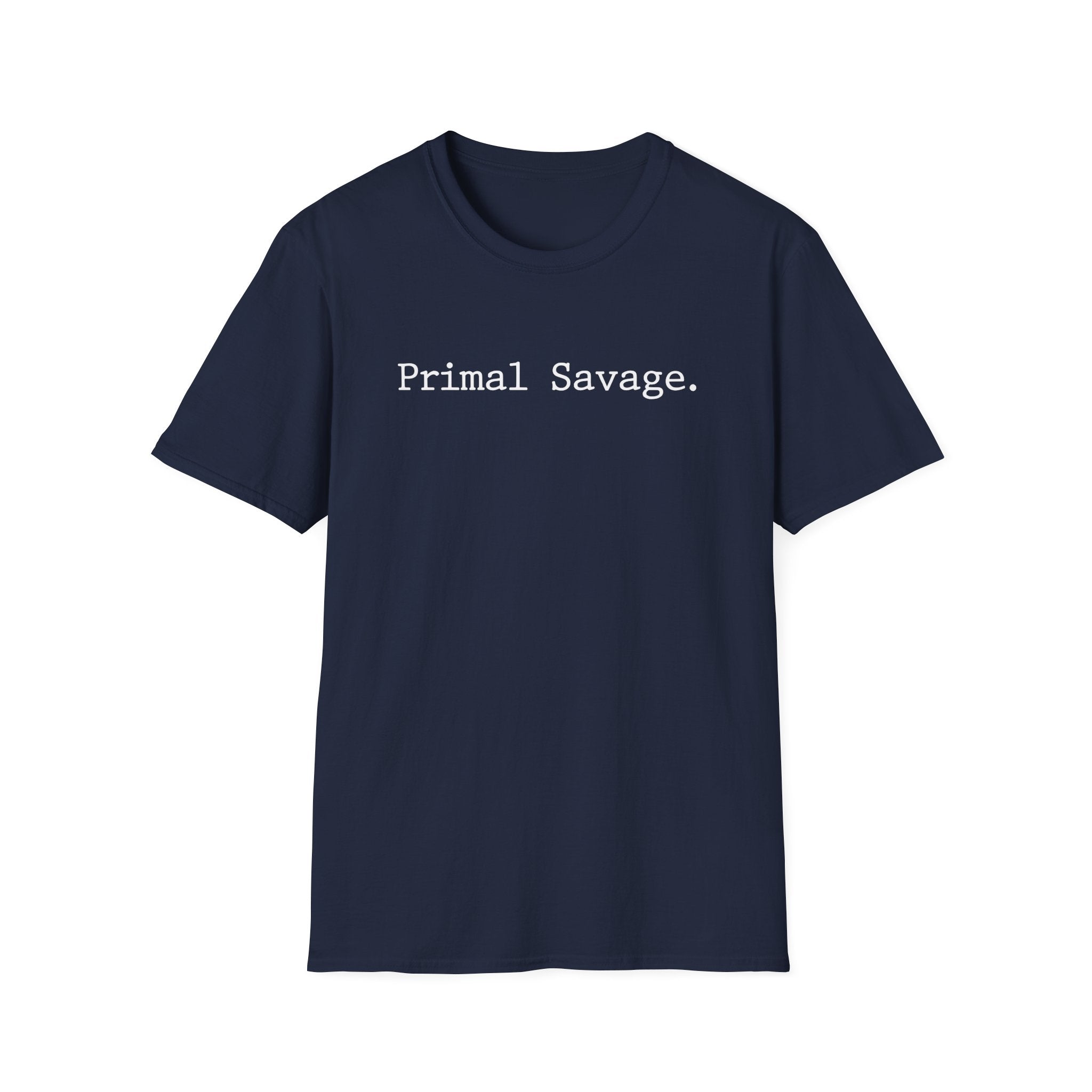 Primal Savage Typographic Vintage Gym T-Shirt