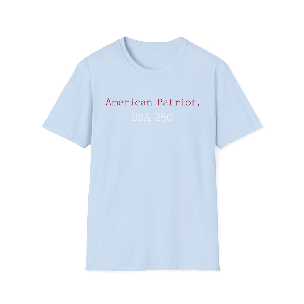 American Patriot US 250 Typographic Vintage Gym T-Shirt