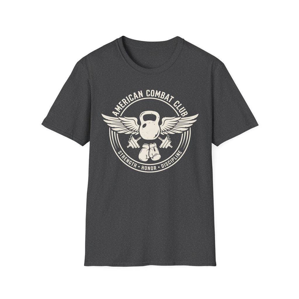 American Combat Club Gym Vintage Retro Gym T-Shirt