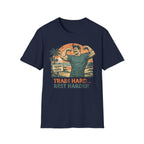 Retro Venice Beach Train Hard Rest Hard Gym T-Shirt