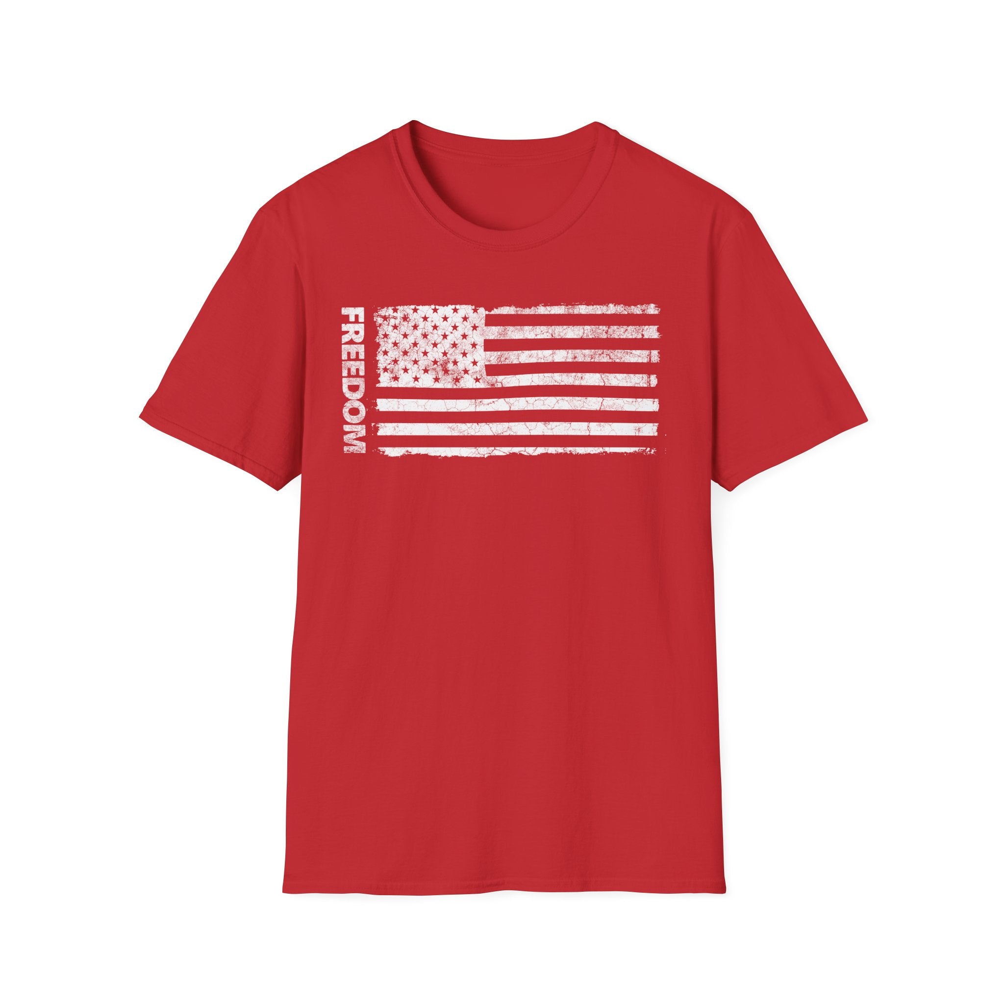 USA Freedom Flag Vintage Gym T-Shirt