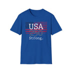 USA 250 Strong Flag Gym Vintage Gym T-Shirt