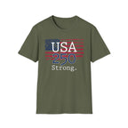 USA 250 Strong Flag Gym Vintage Gym T-Shirt