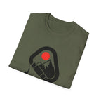 Rappelling climber silhouette T-Shirt