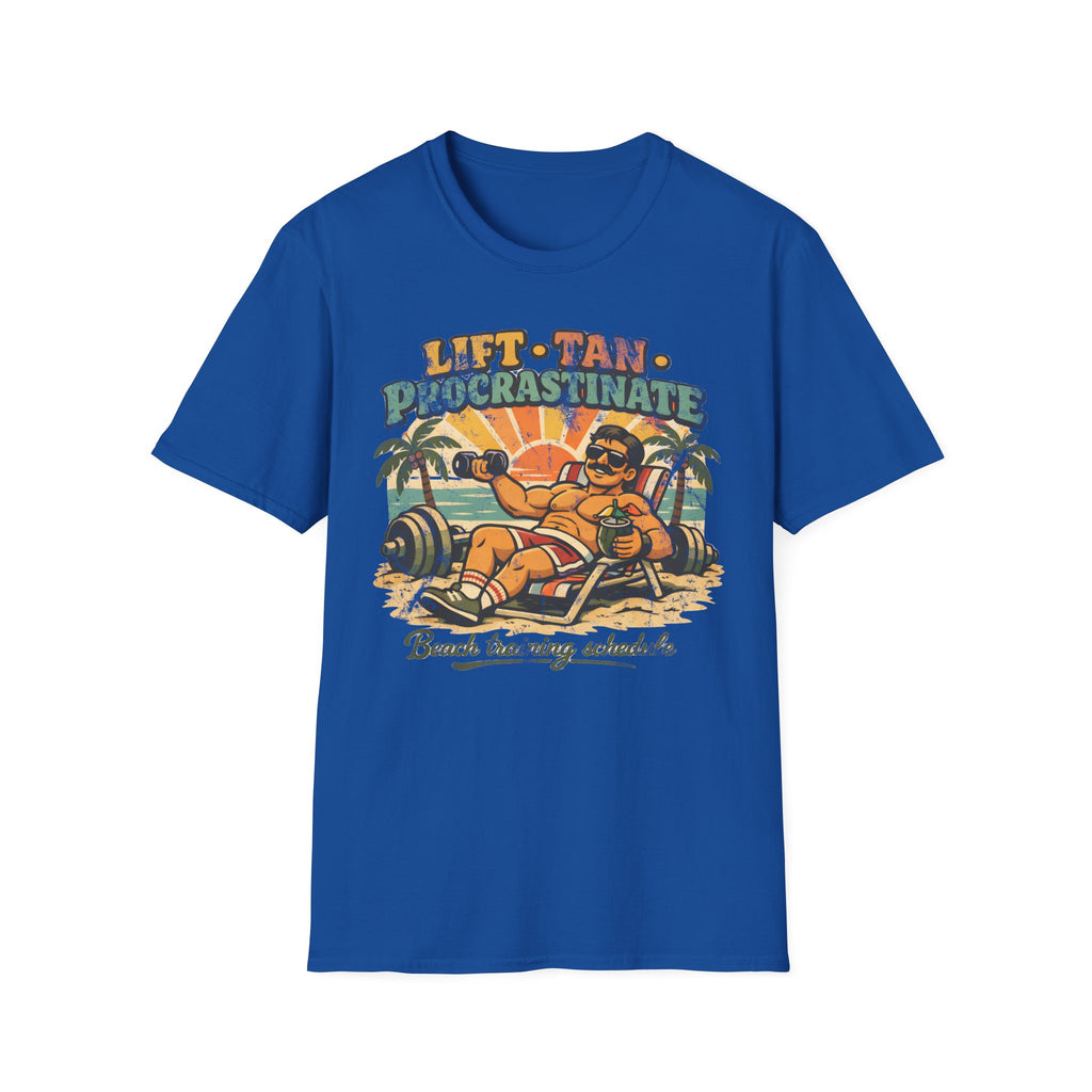 Retro Venice Beach Training Sequence Gym T-Shirt