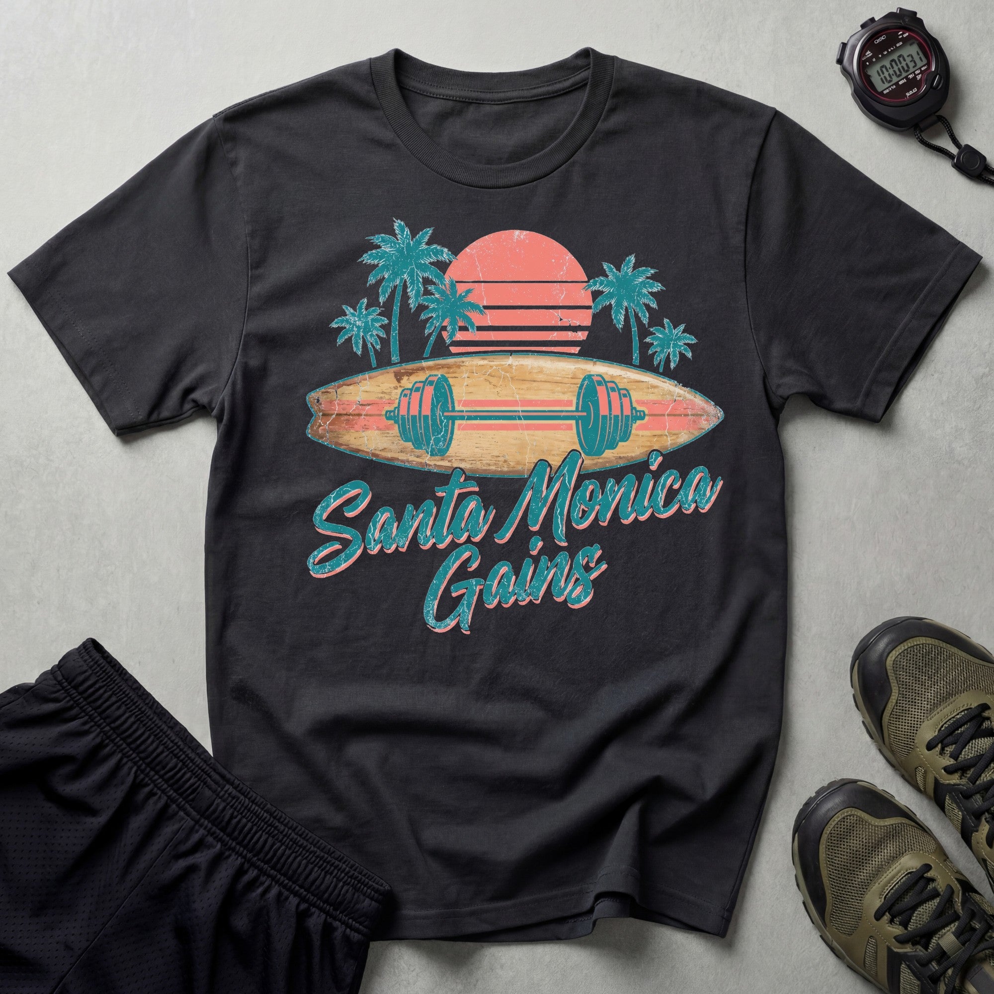 Santa Monica Gains Activewear T-Shirt