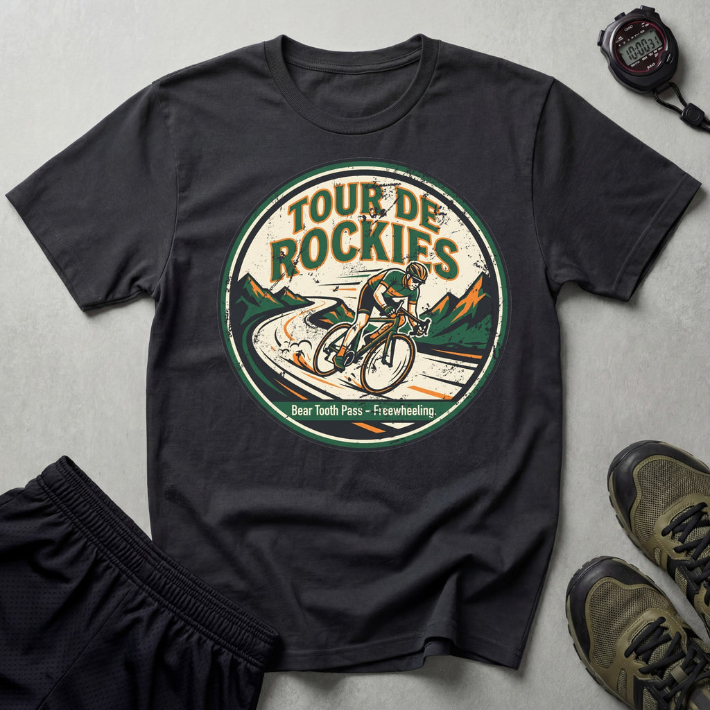 Tour de Rockies Badge T-Shirt