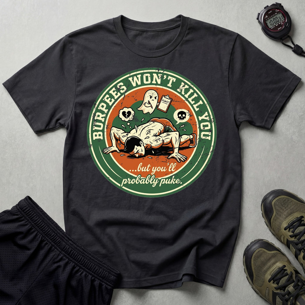 Burpees Wont Kill You Gym T-Shirt