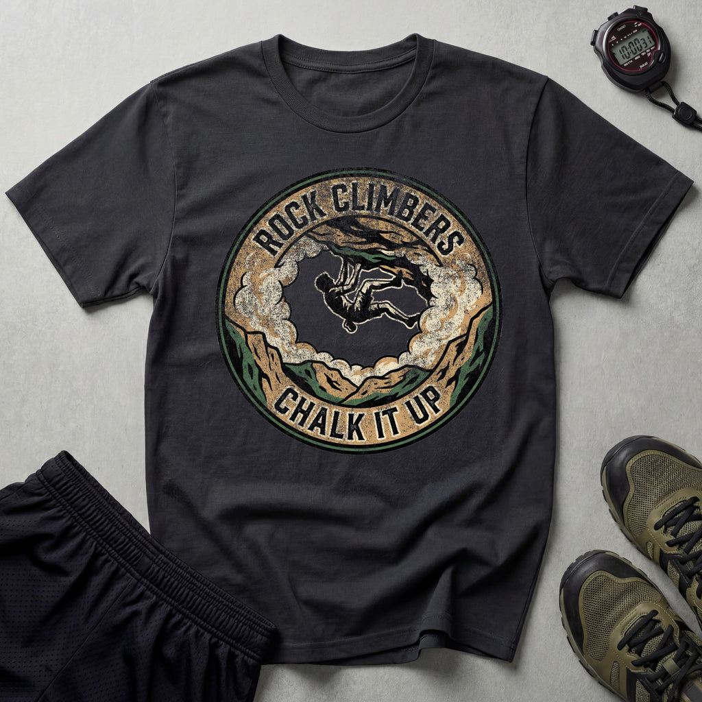 Rock Climbers Chalk It Up T-Shirt