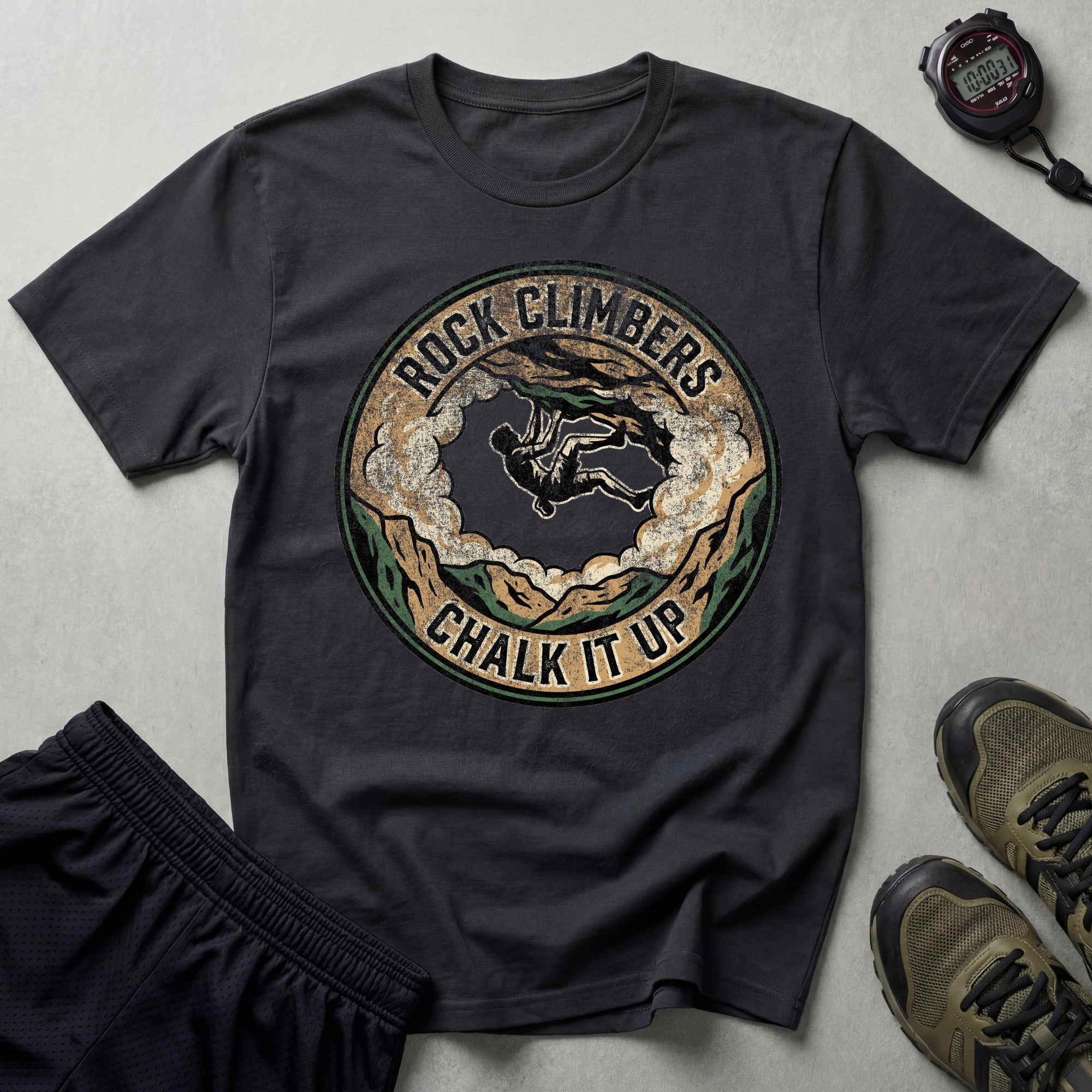 Rock Climbers Chalk It Up T-Shirt