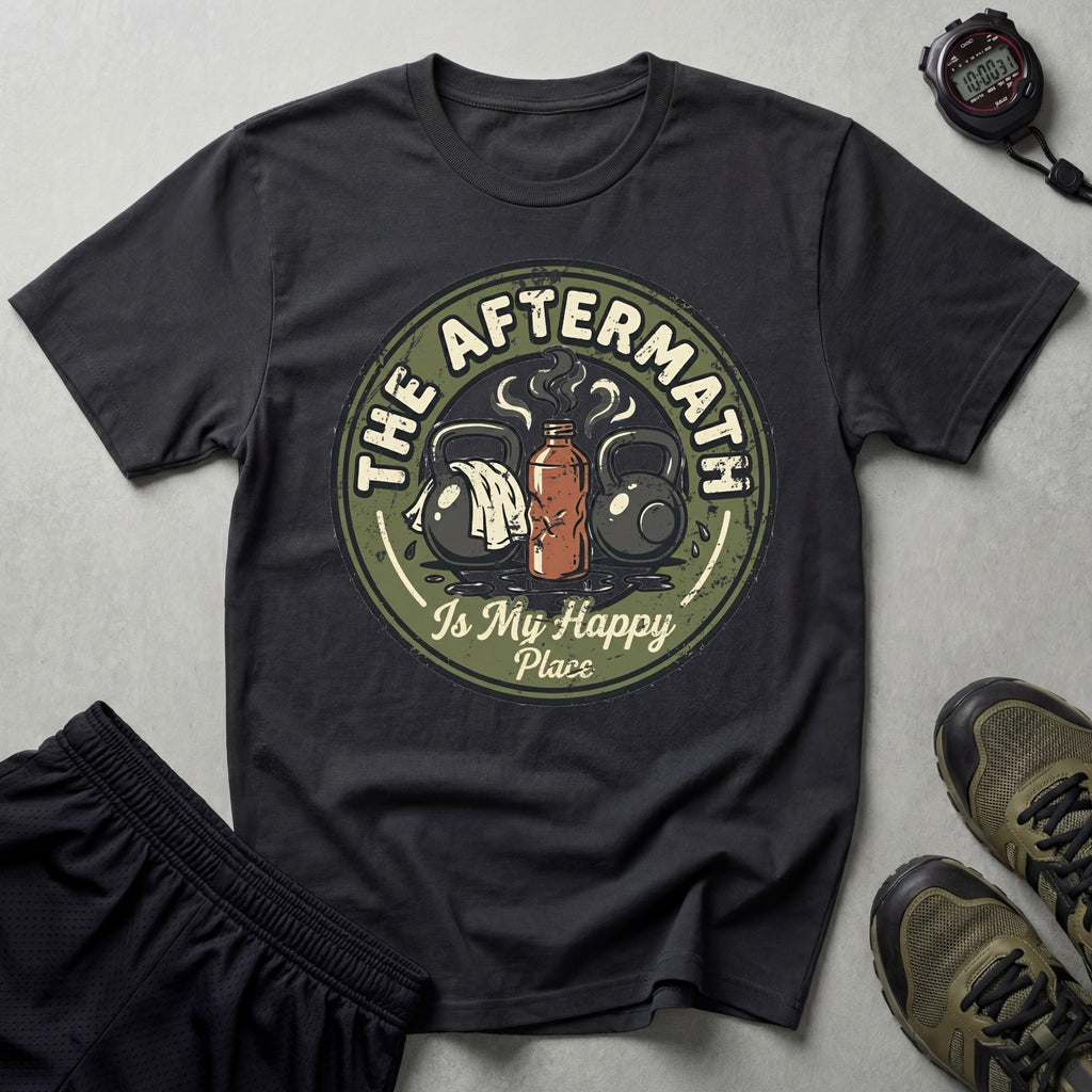 The Aftermath Is My Happy Place Gym T-Shirt