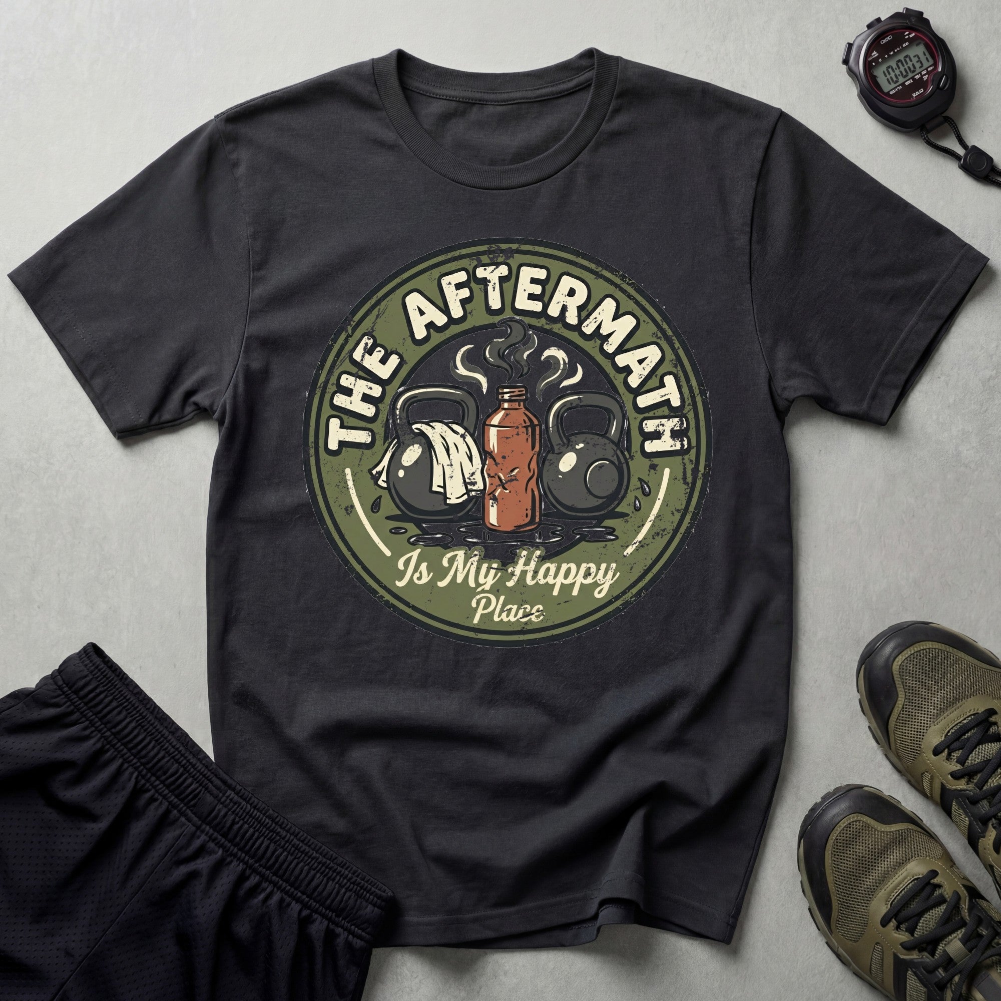 The Aftermath Is My Happy Place Gym T-Shirt