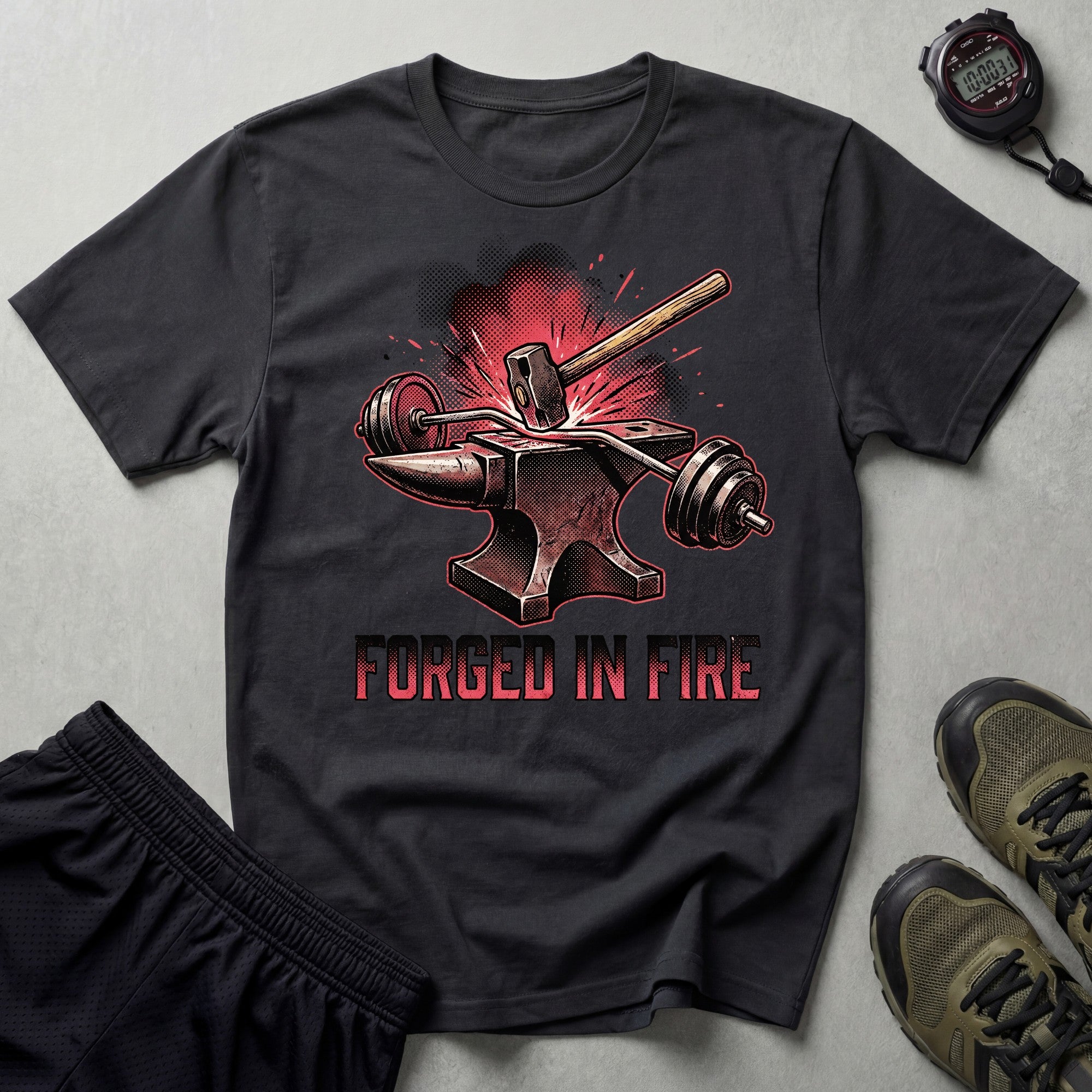 Forged In Fire Gym T-Shirt