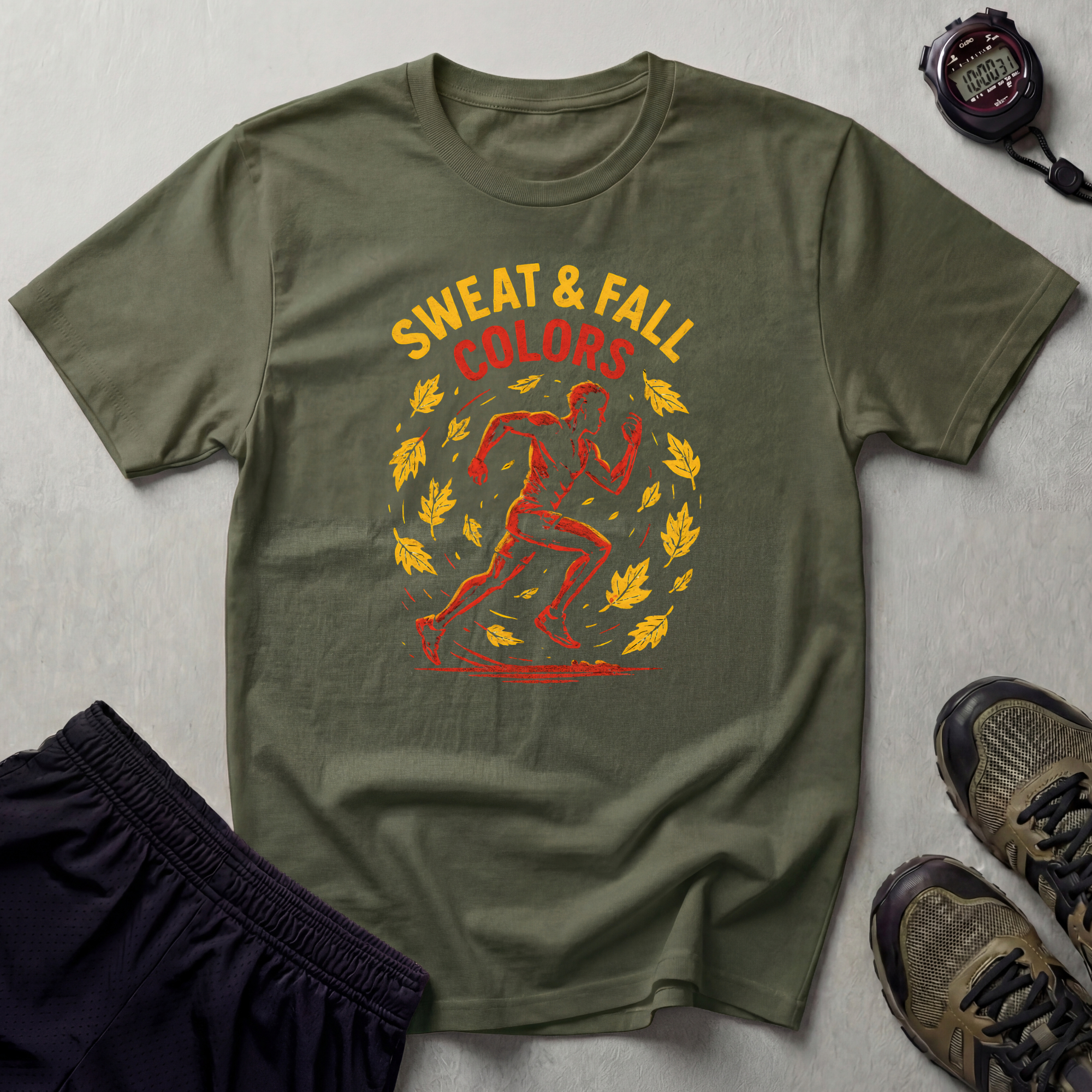 Sweat and Fall Colors T-Shirt