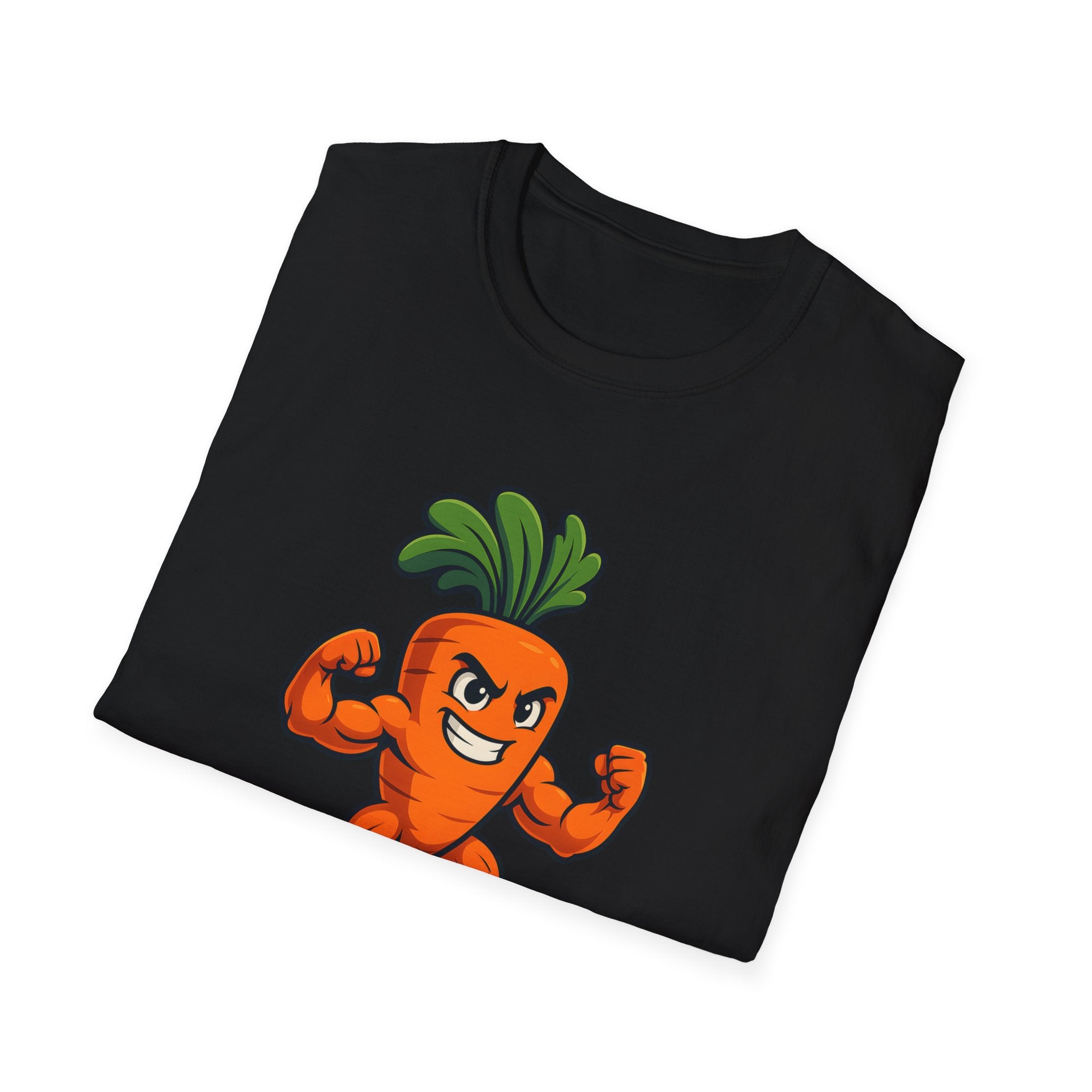 Muscular Carrot Mascot T-Shirt
