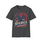 America USA 250 Strength Freedom Vintage Gym T-Shirt