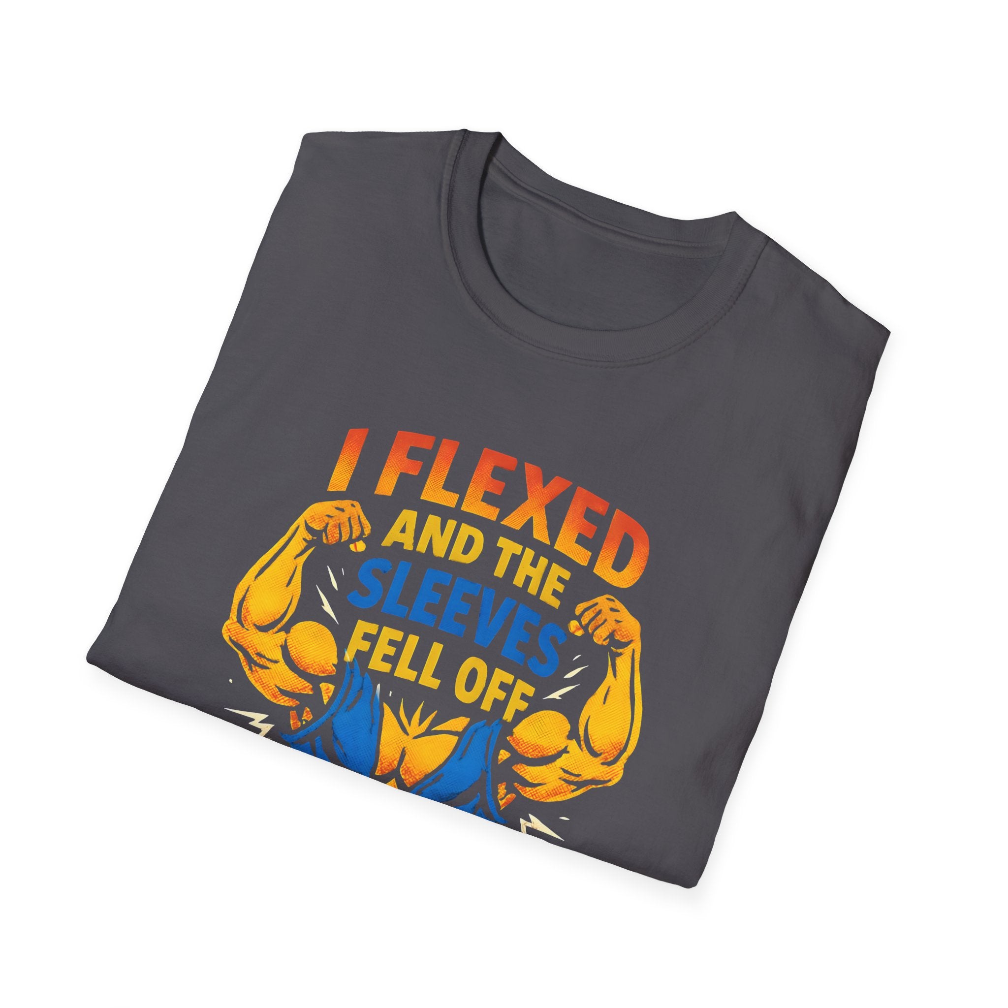 Flexed Arms Sleeves Off T-Shirt