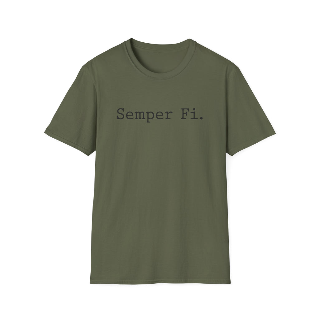 Semper Fidelis Typographic Vintage Gym T-Shirt