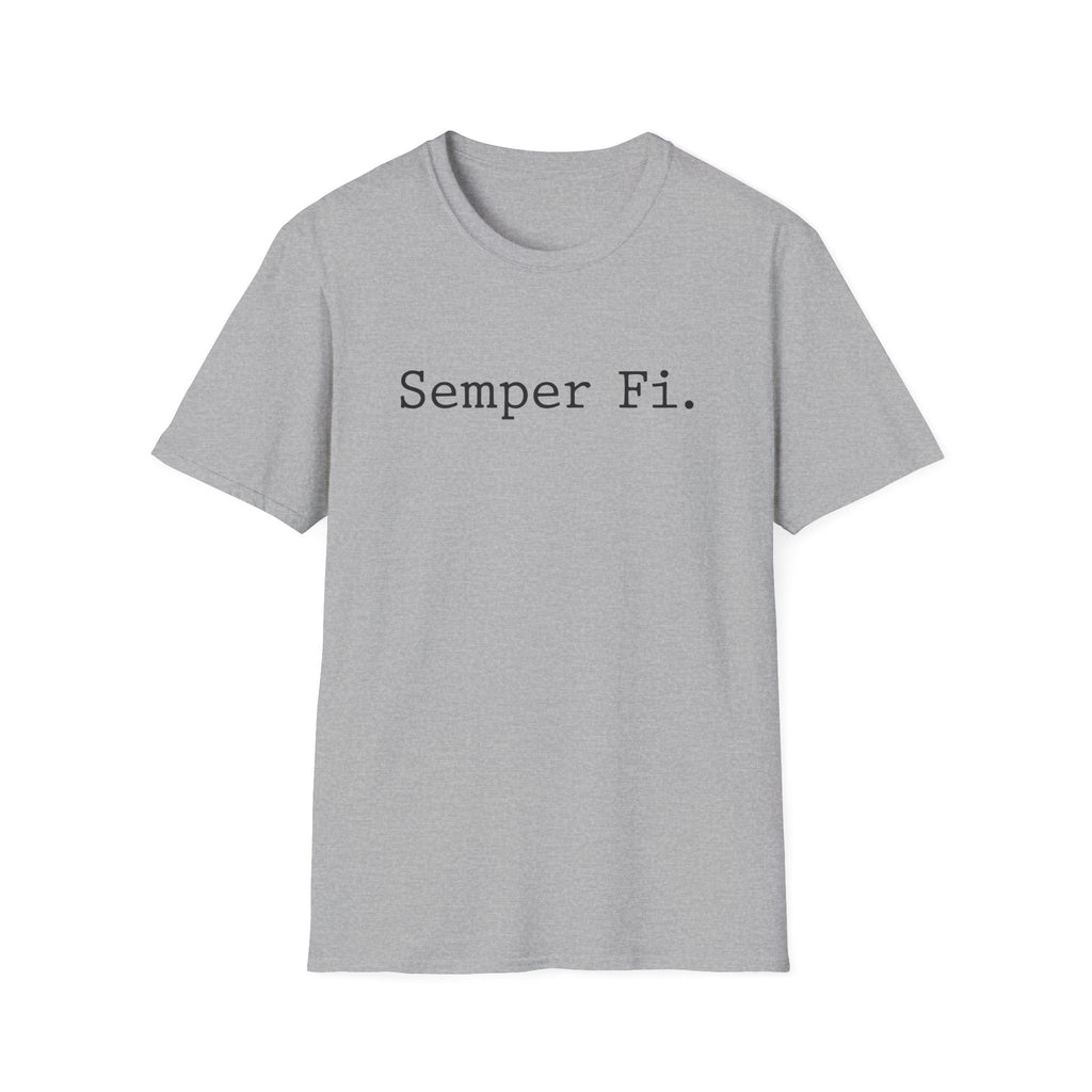Semper Fidelis Typographic Vintage Gym T-Shirt