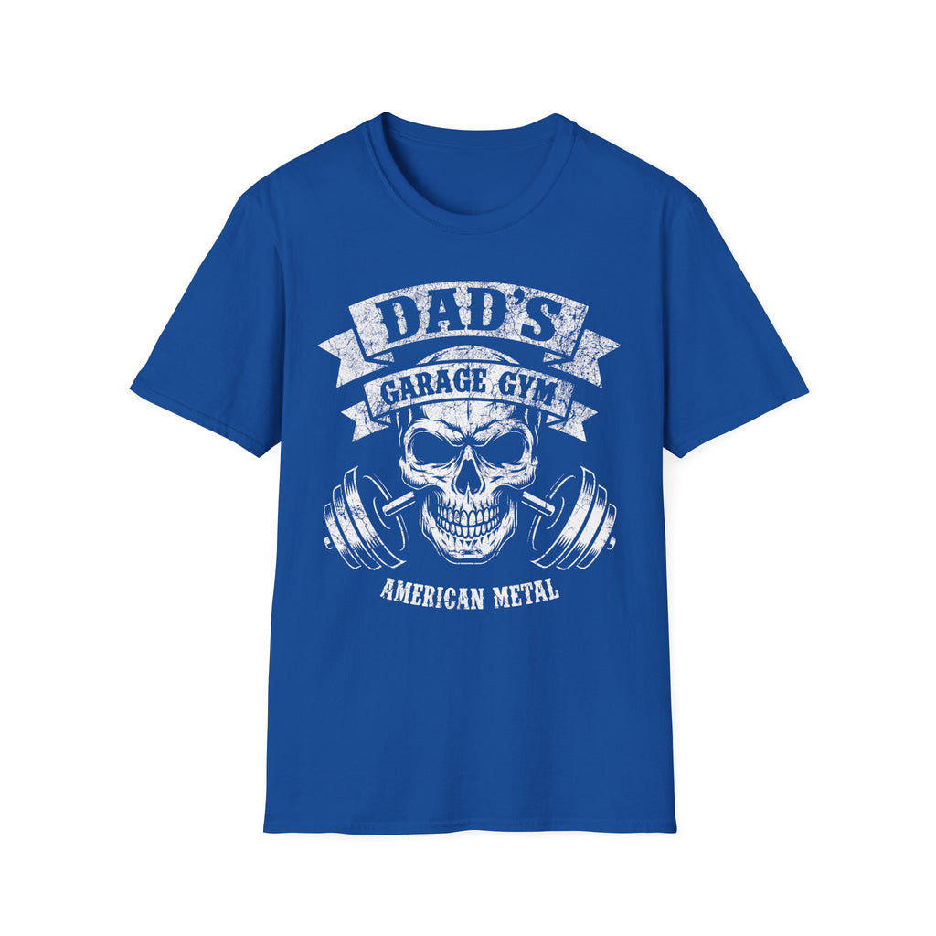 Dads Garage American Metal Graphic Vintage Gym Tee-Shirt