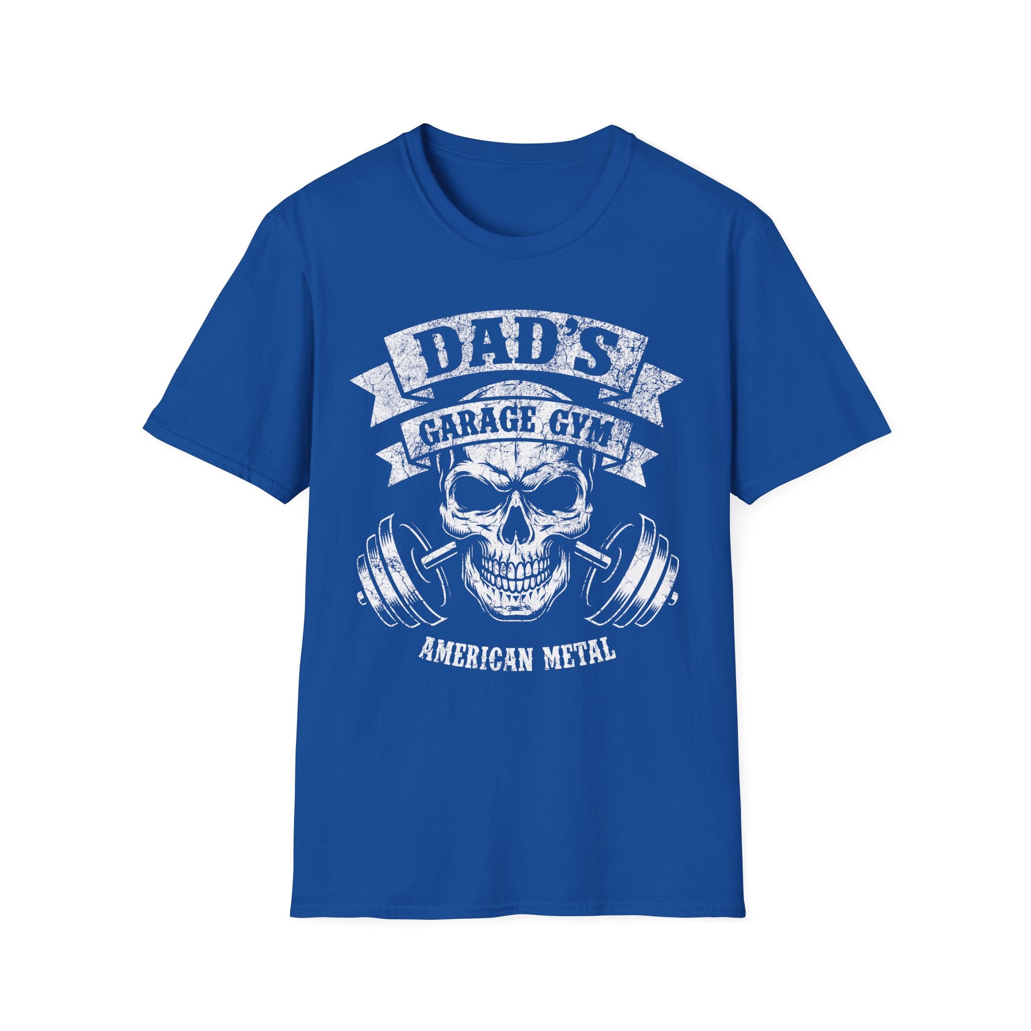 Dads Garage American Metal Graphic Vintage Gym Tee-Shirt