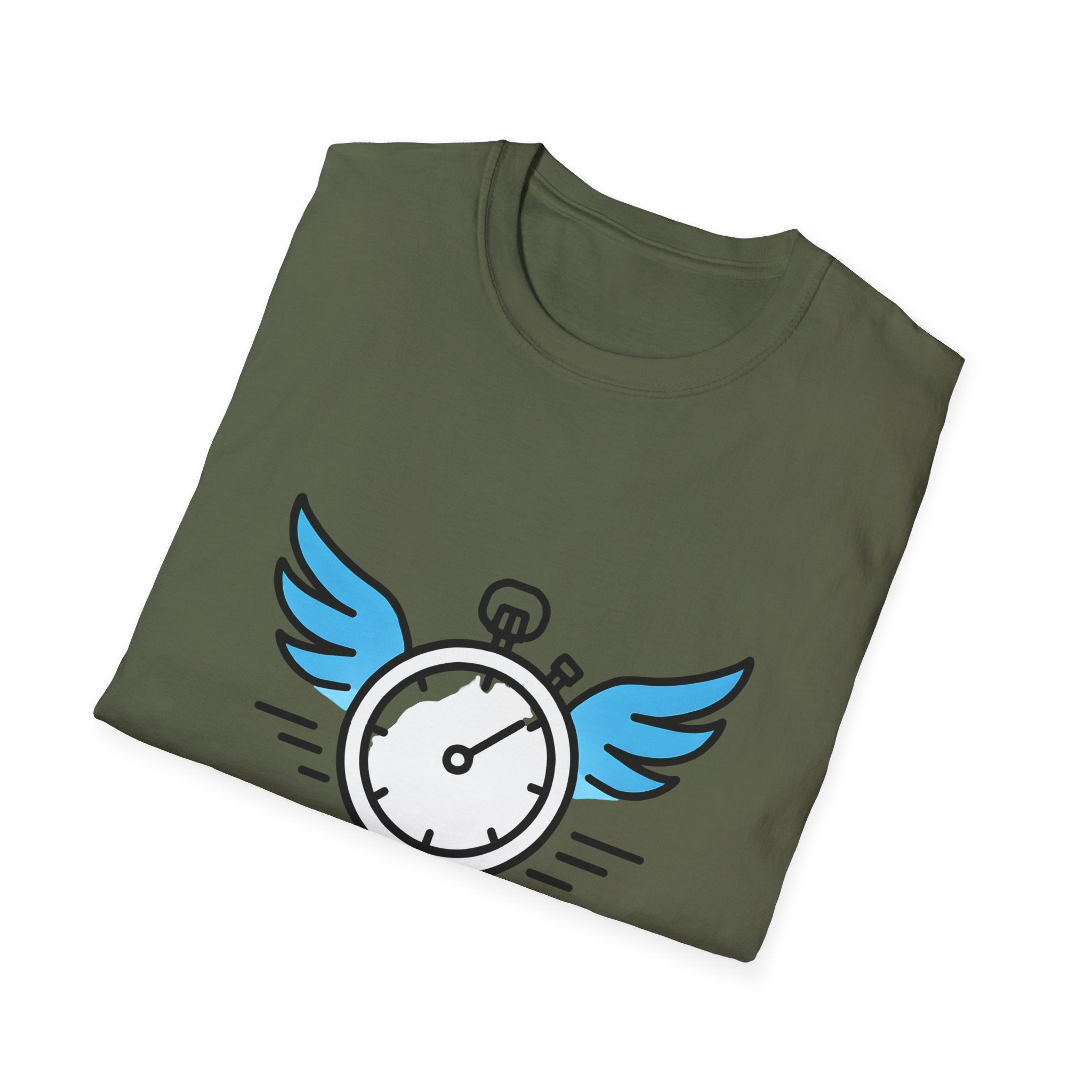 Clock with Wings T-Shirt