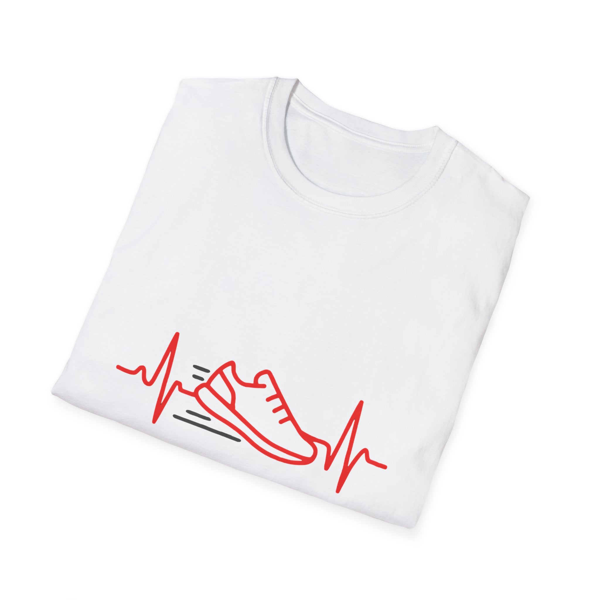 Sneaker Heartbeat Illustration T-Shirt